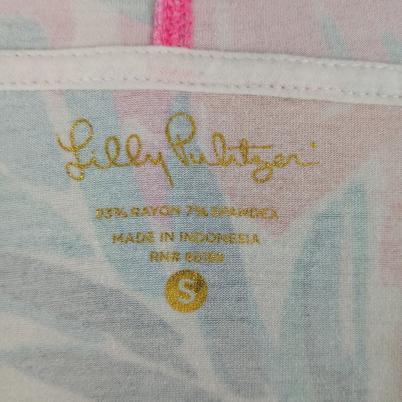 Lilly Pulitzer Riley Small Womens Cover Up Dress Hooded Pockets 17x31 - Picture 4 of 15